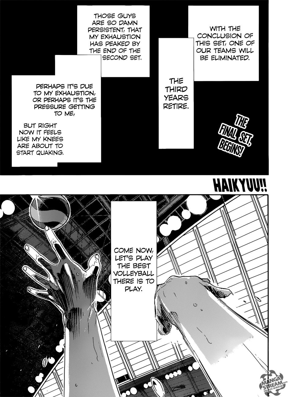 Haikyuu!!, Chapter 319 image 01